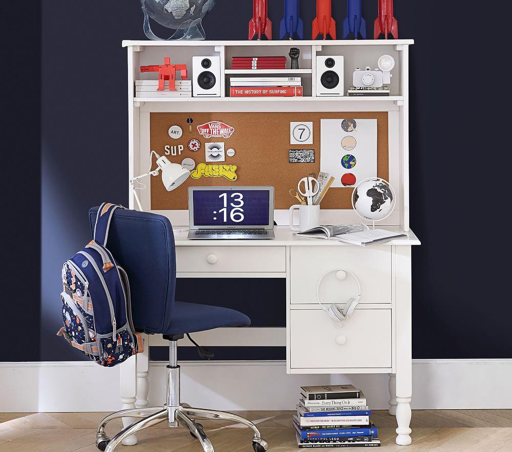 Catalina Storage Desk & Tall Hutch